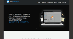 Desktop Screenshot of freeguestpost.com